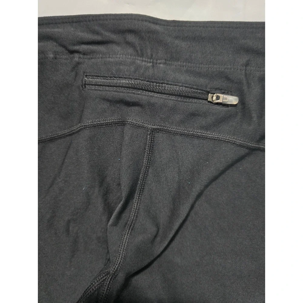 Nike Dri-FIT Womens Black Running Tights Reflective Zipper Ankle Leggings Small